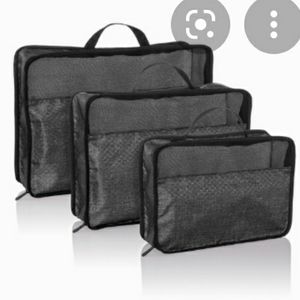 Thirty one packing cube set in charcoal